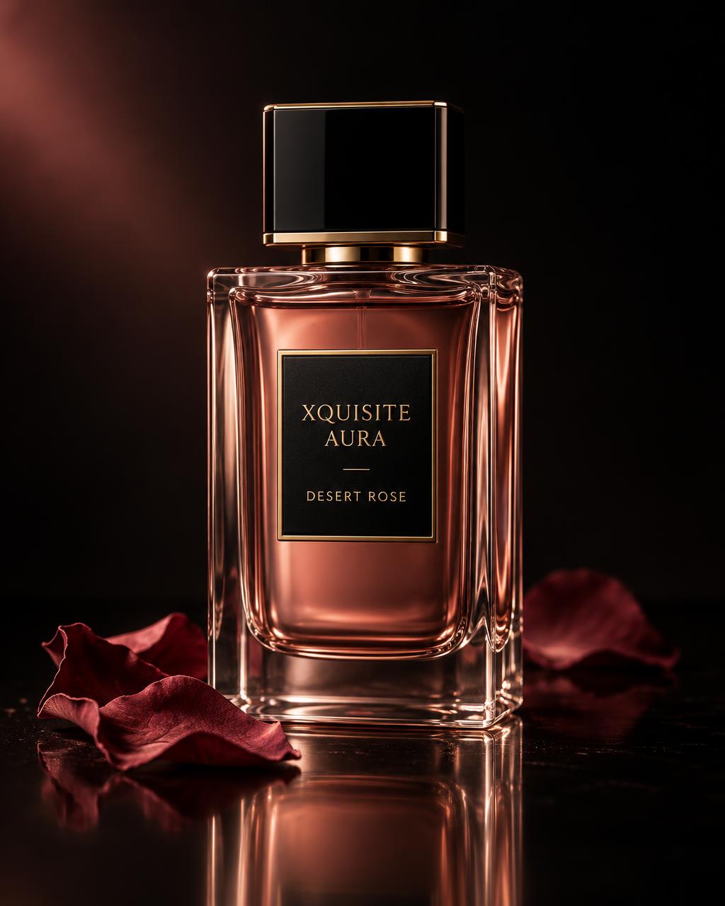 Desert Rose in soft rose-gold light