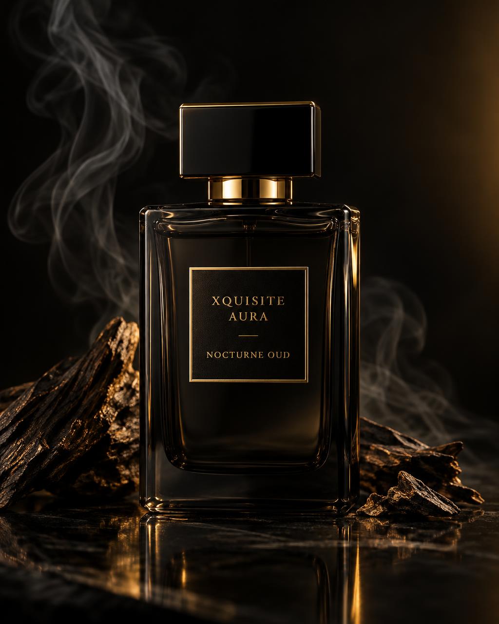 Nocturne Oud, a composition of dark woods and smoke